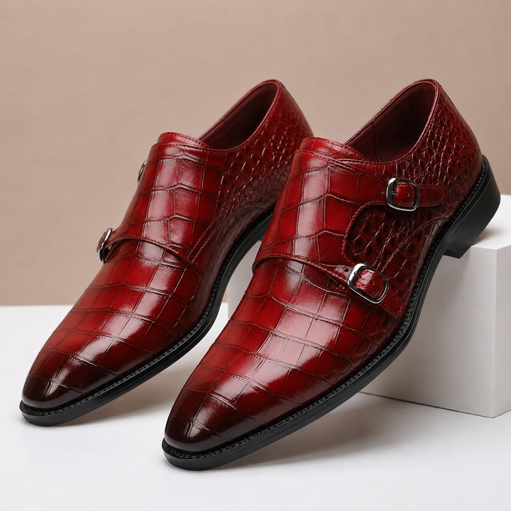 Sylvain | Double Boucle Effet Croco