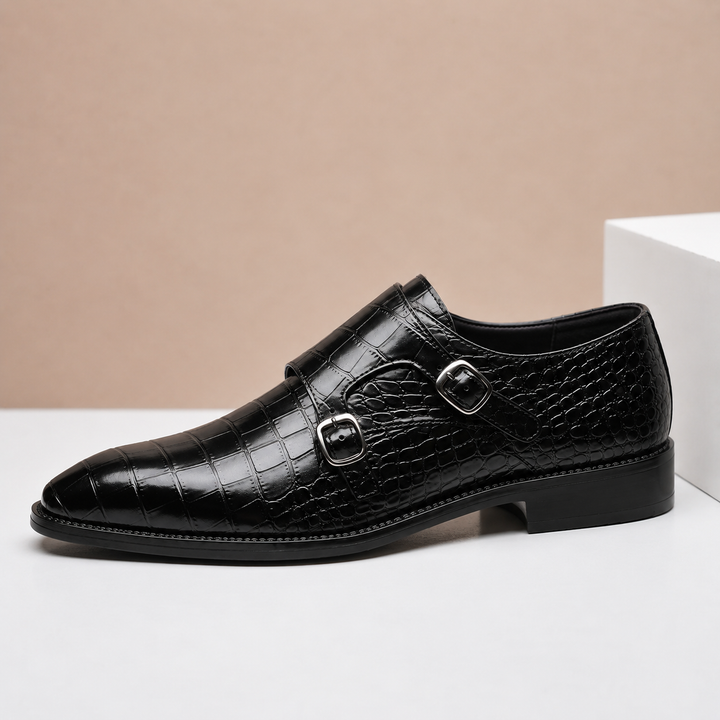 Sylvain | Double Boucle Effet Croco