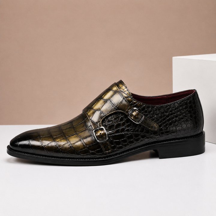 Sylvain | Double Boucle Effet Croco