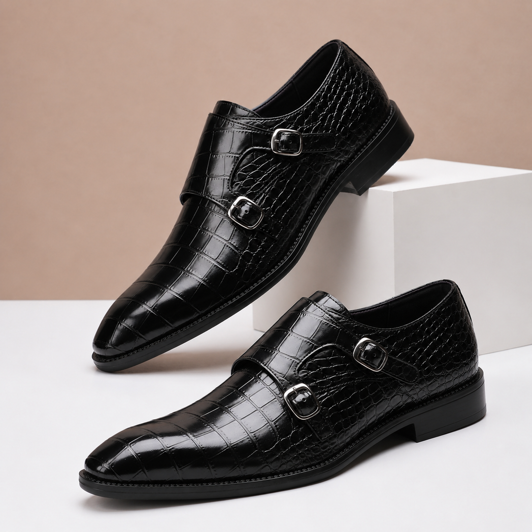 Sylvain | Double Boucle Effet Croco
