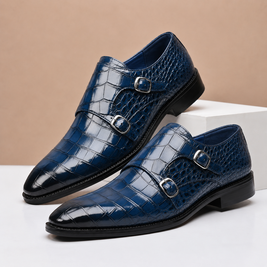 Sylvain | Double Boucle Effet Croco