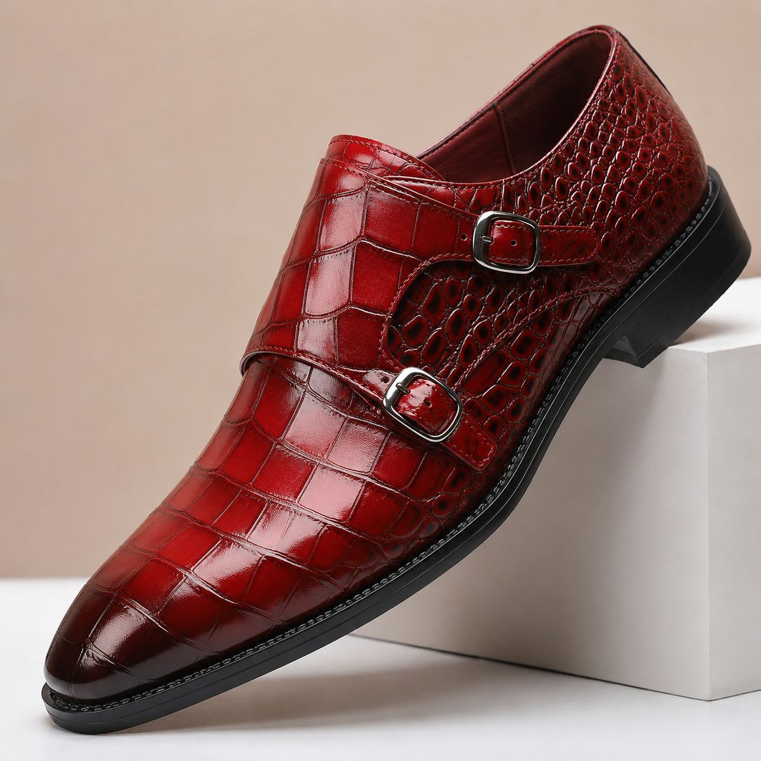 Sylvain | Double Boucle Effet Croco