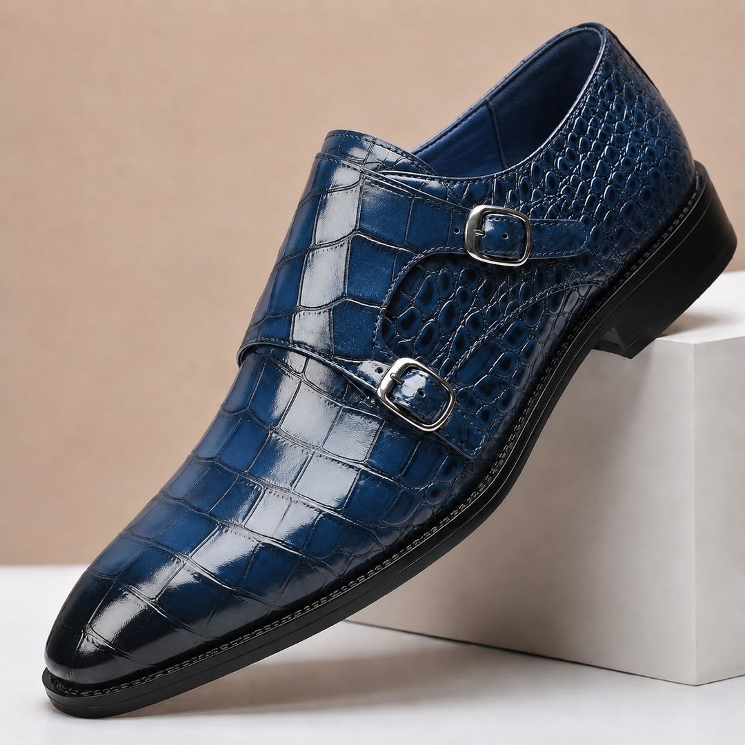 Sylvain | Double Boucle Effet Croco