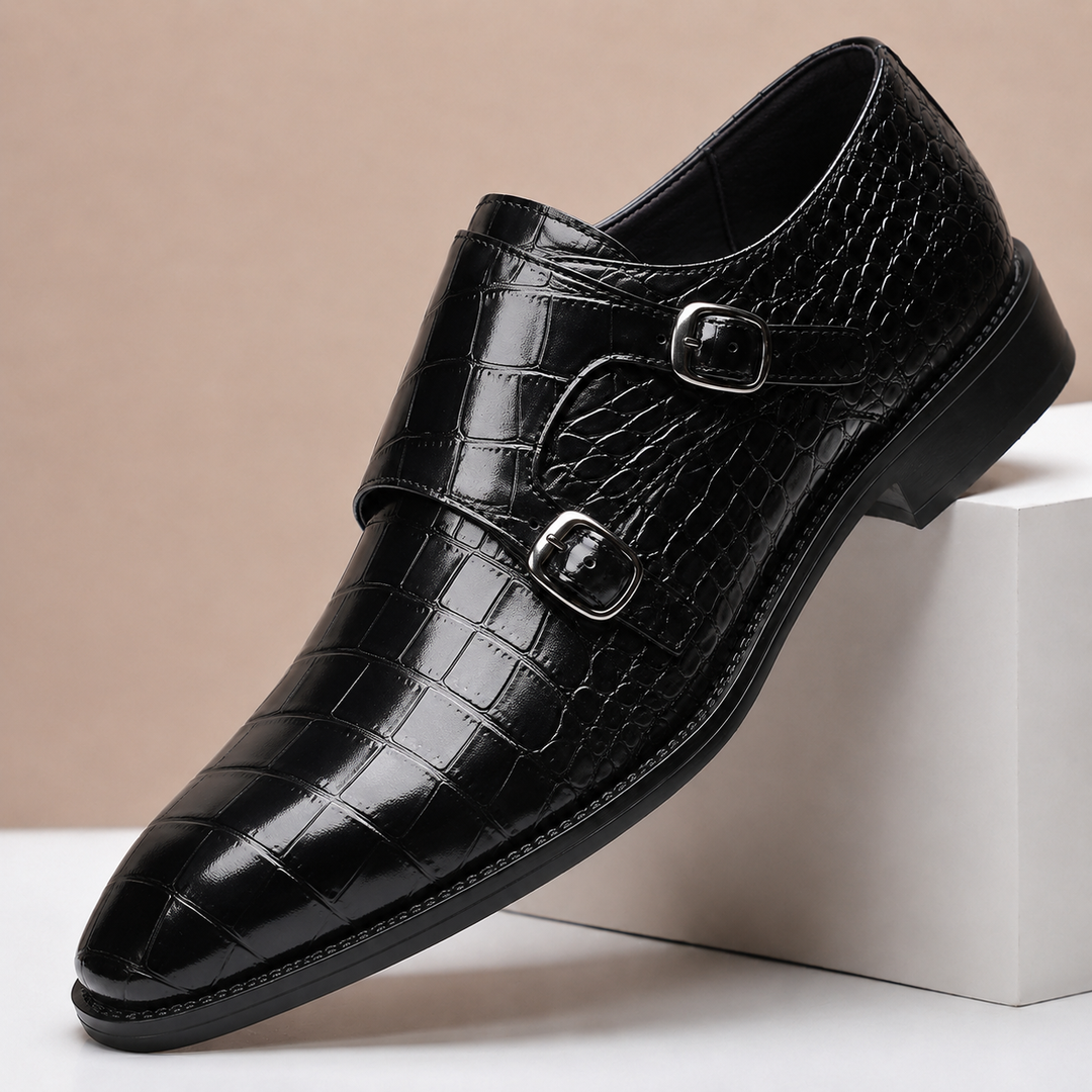 Sylvain | Double Boucle Effet Croco