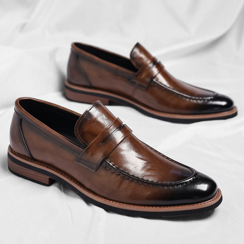 Xavier | Mocassins Penny Patinés