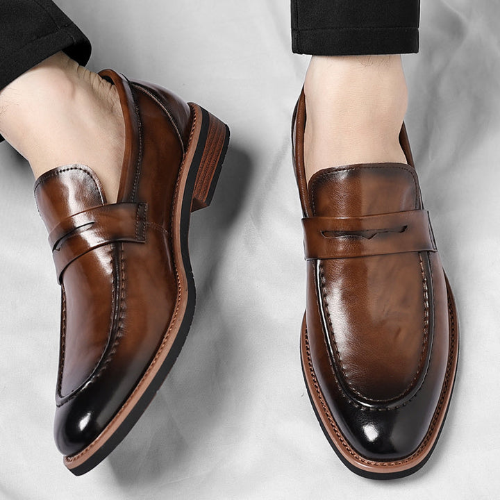 Xavier | Mocassins Penny Patinés