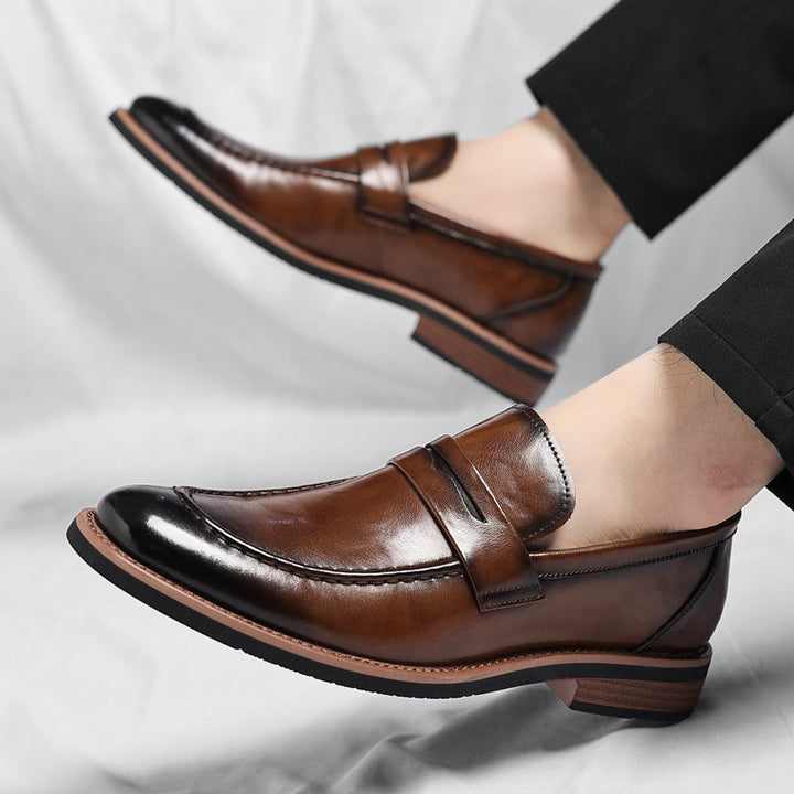 Xavier | Mocassins Penny Patinés