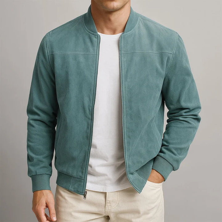 Hugo | Veste en cuir suede urbaine