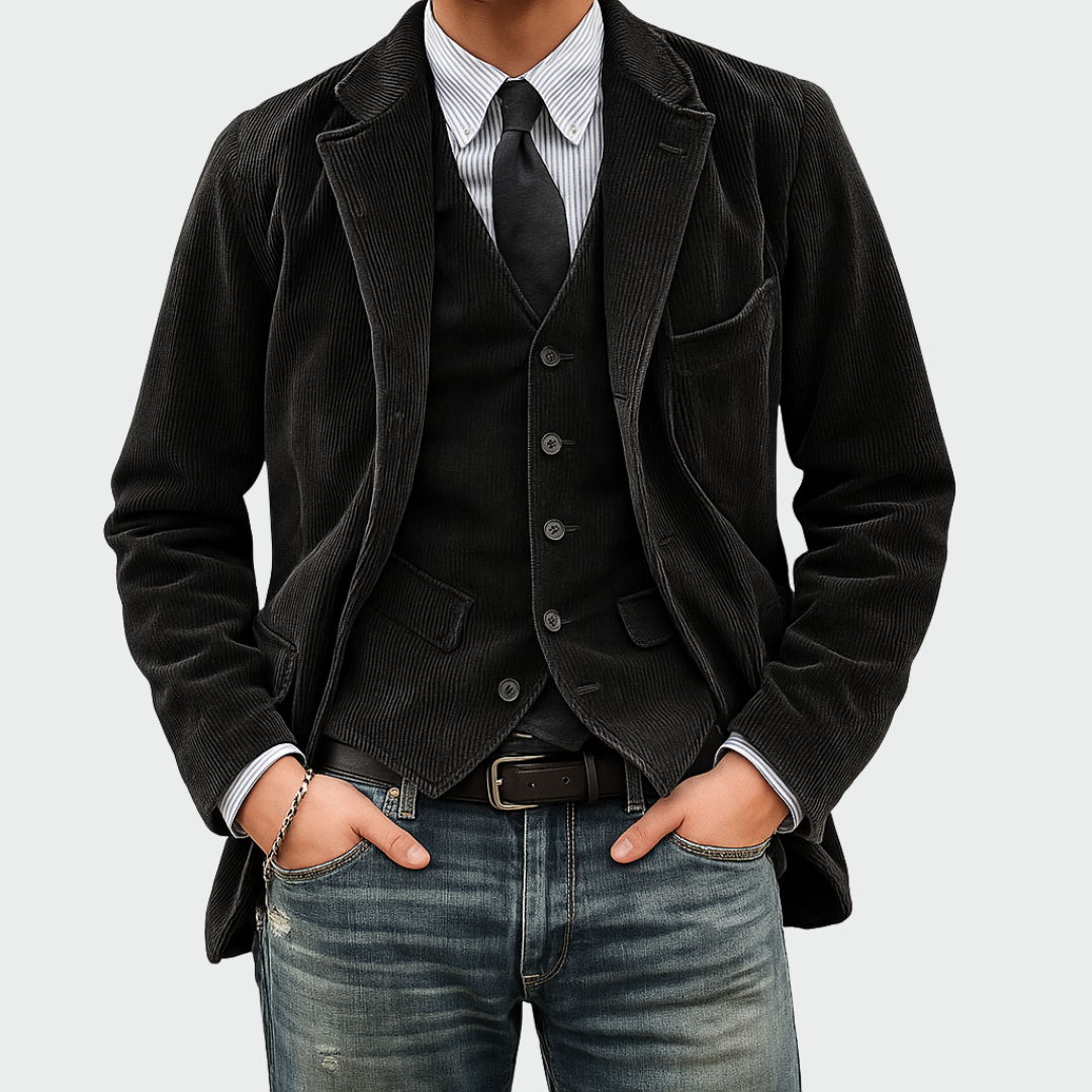 Romain | Blazer élégant pour homme avec gilet