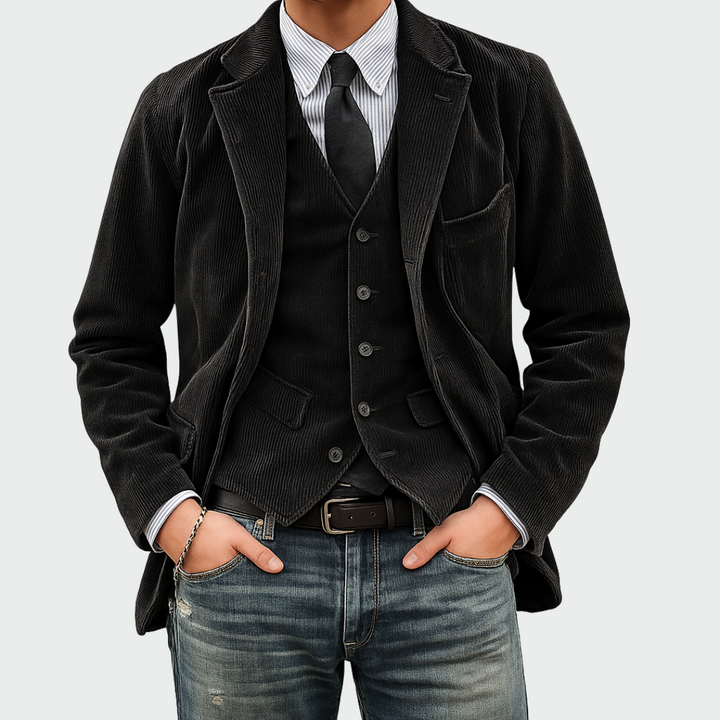 Romain | Blazer élégant pour homme avec gilet