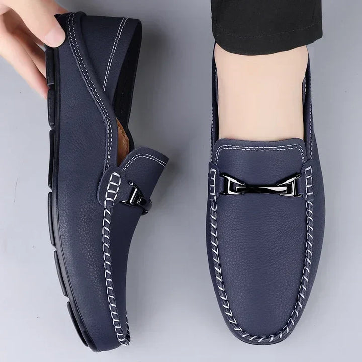 Sébastien | Mocassins Surpiqûres Contrastées