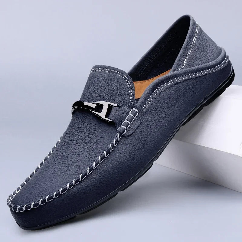 Sébastien | Mocassins Surpiqûres Contrastées