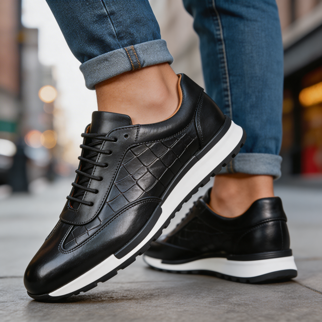 Laurent | Baskets en cuir Moretti