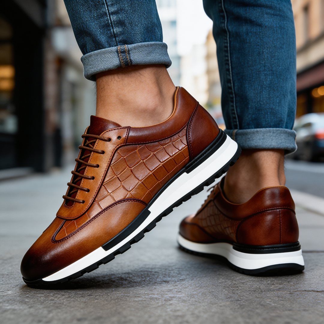 Laurent | Baskets en cuir Moretti