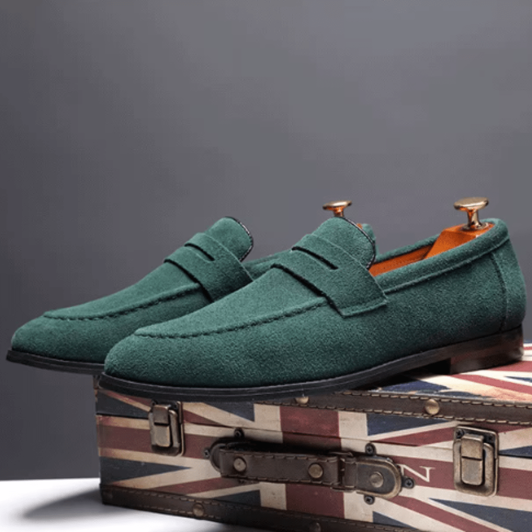 Bastien | Mocassins Penny en Daim