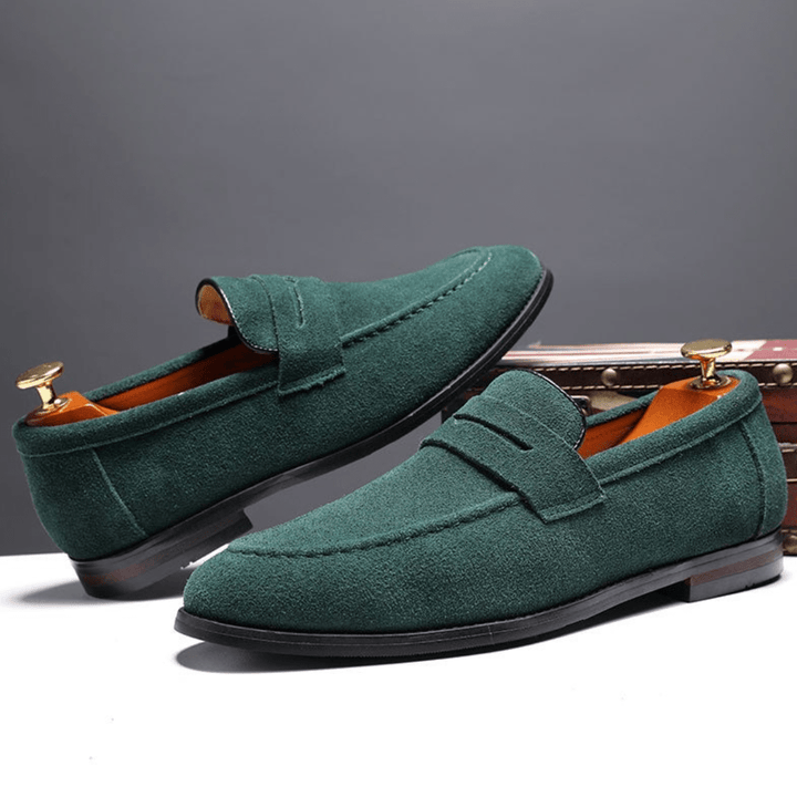 Bastien | Mocassins Penny en Daim