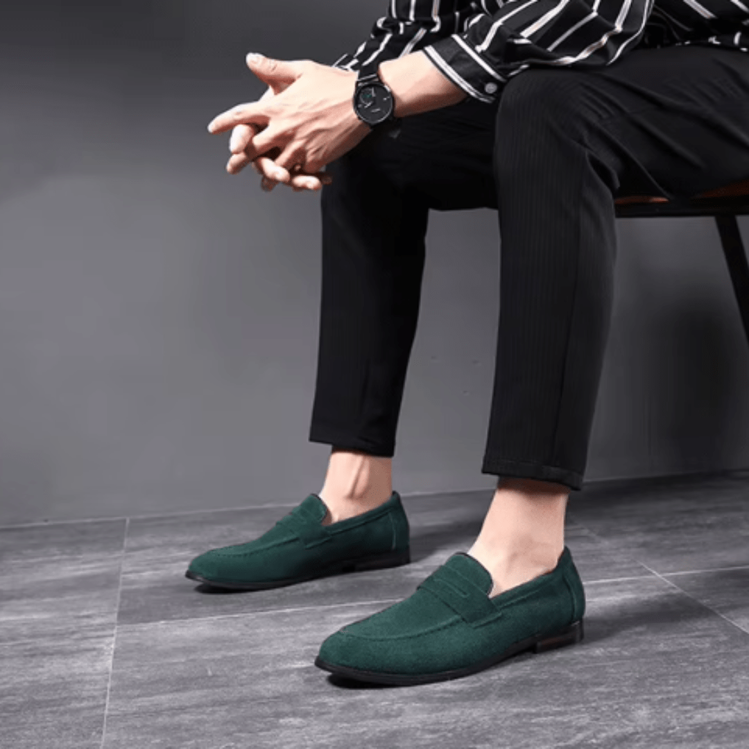 Bastien | Mocassins Penny en Daim