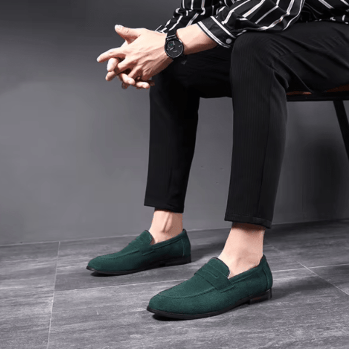 Bastien | Mocassins Penny en Daim