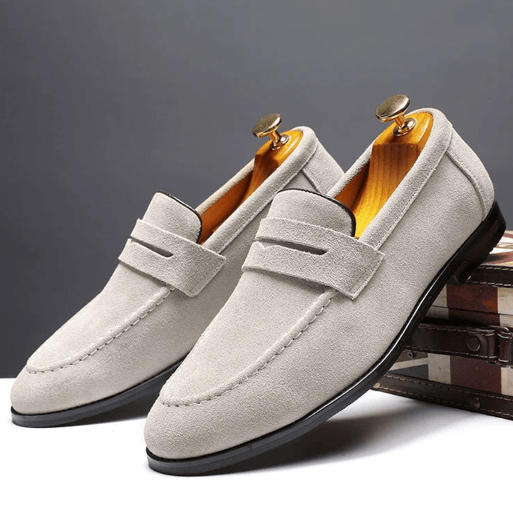 Bastien | Mocassins Penny en Daim