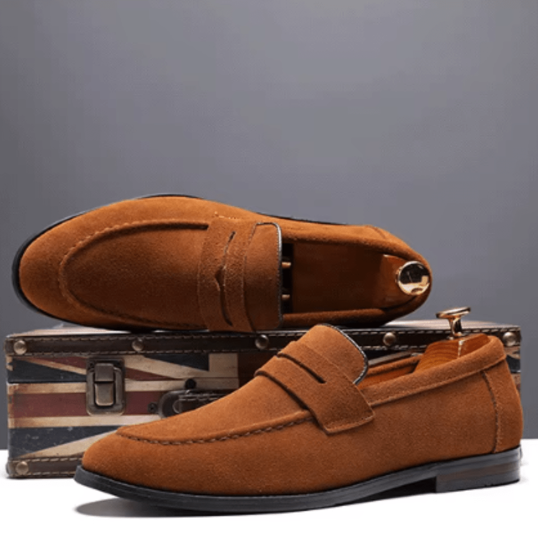 Bastien | Mocassins Penny en Daim