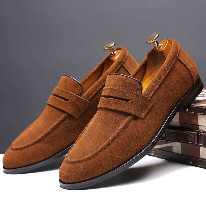 Bastien | Mocassins Penny en Daim