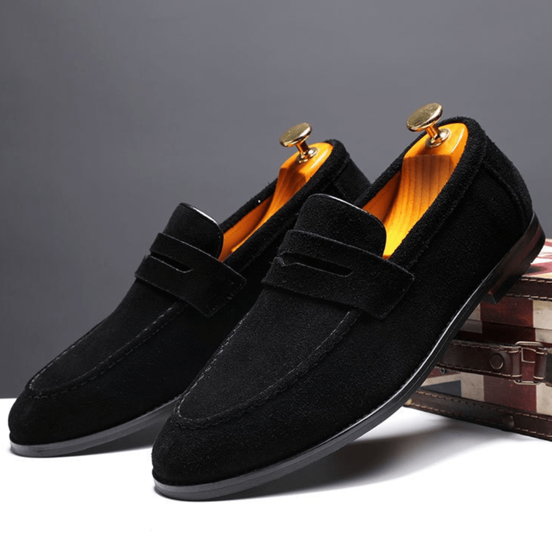 Bastien | Mocassins Penny en Daim