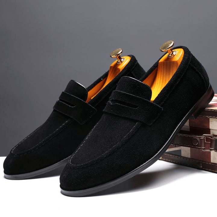 Bastien | Mocassins Penny en Daim