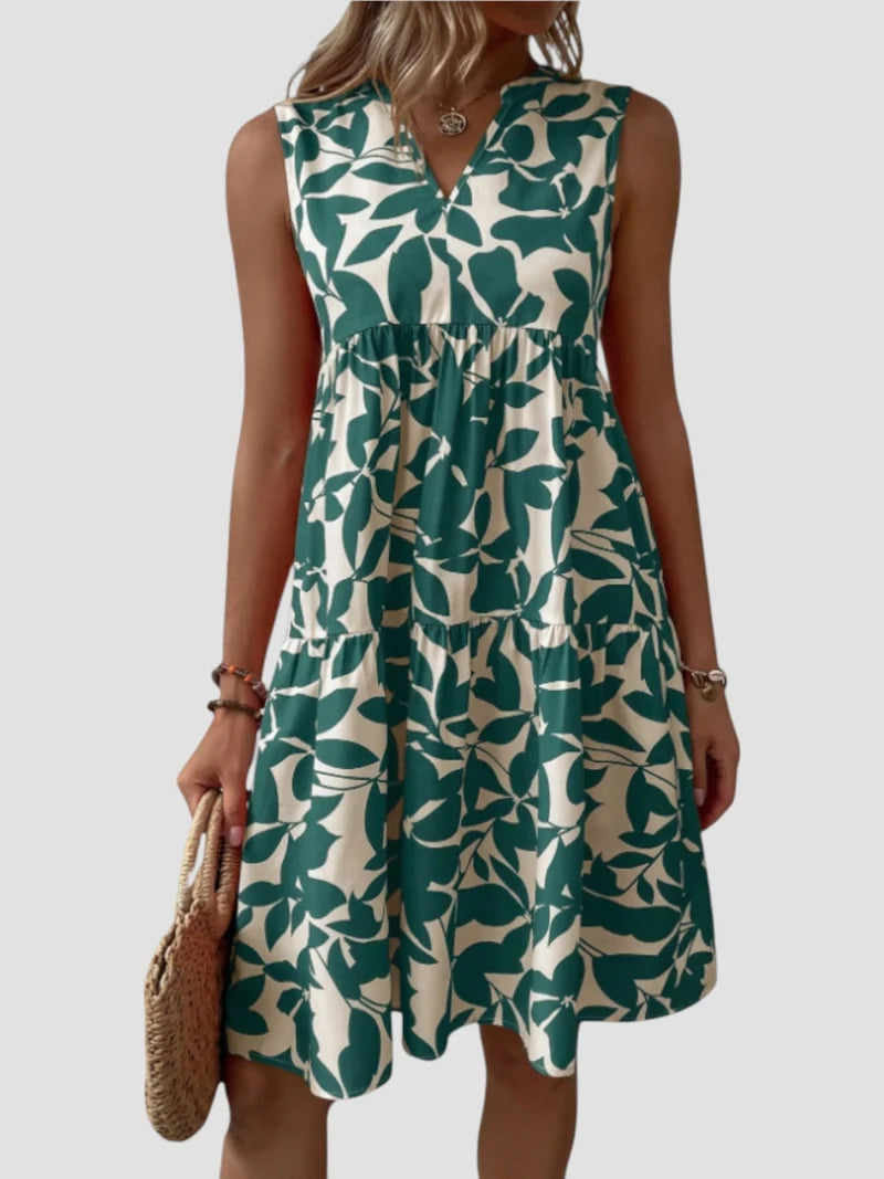 Élise | Robe d'Été Midi Élégante