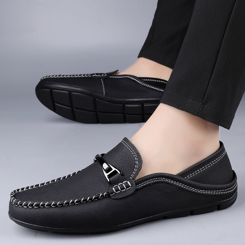 Sébastien | Mocassins Surpiqûres Contrastées